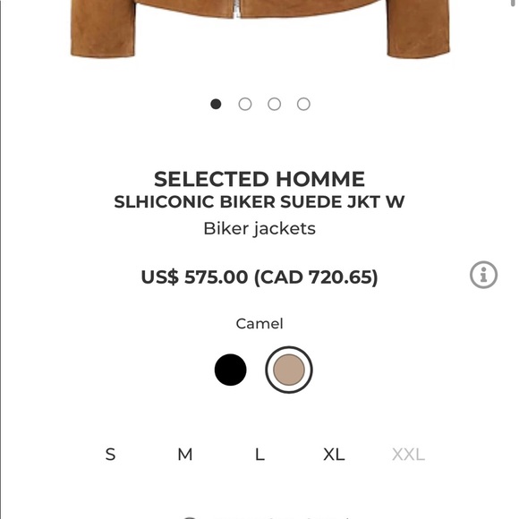 Selected Homme Suede Jacket - Picture 3 of 5